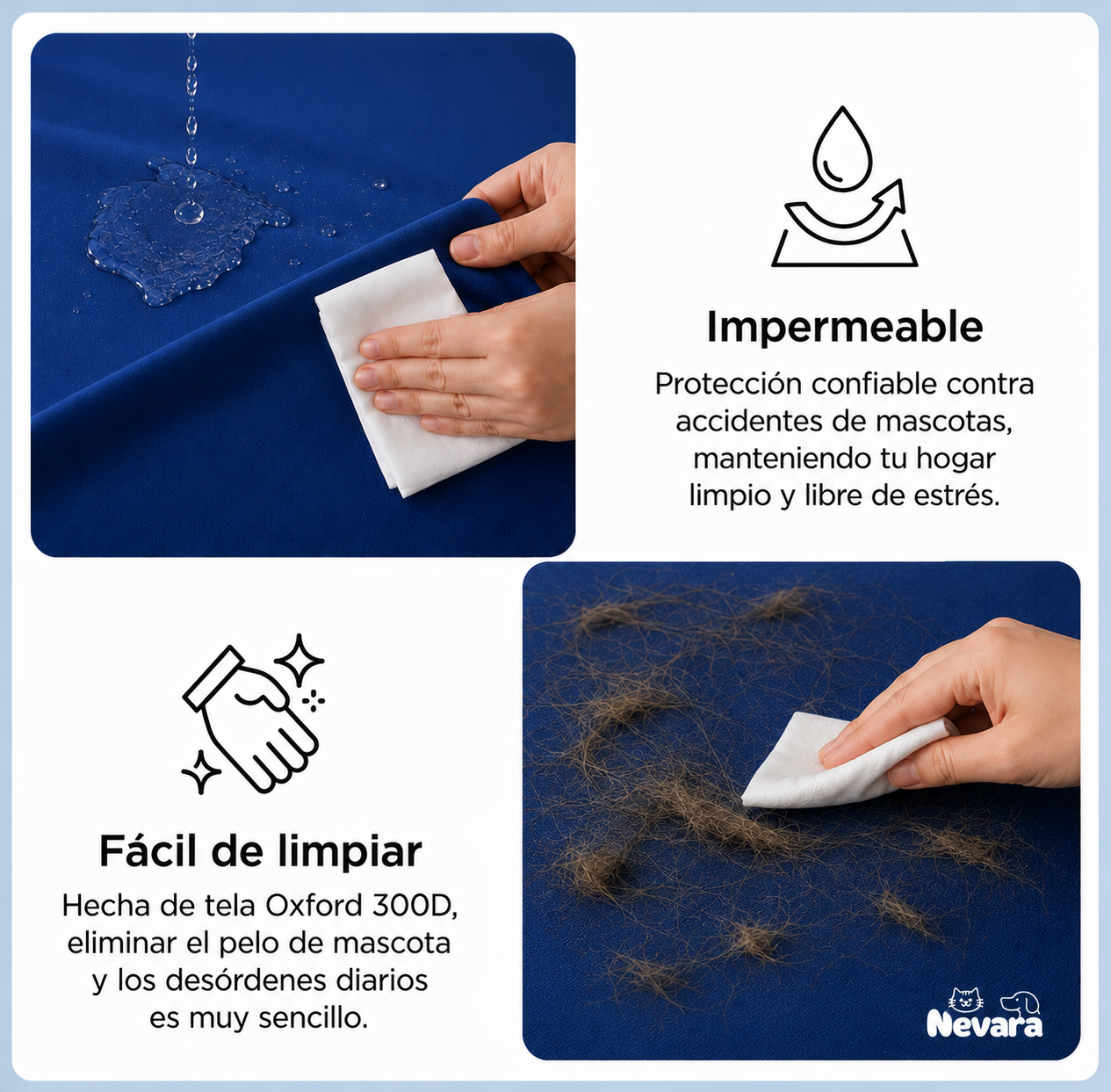 Nevara | Cama refrigerante para mascotas