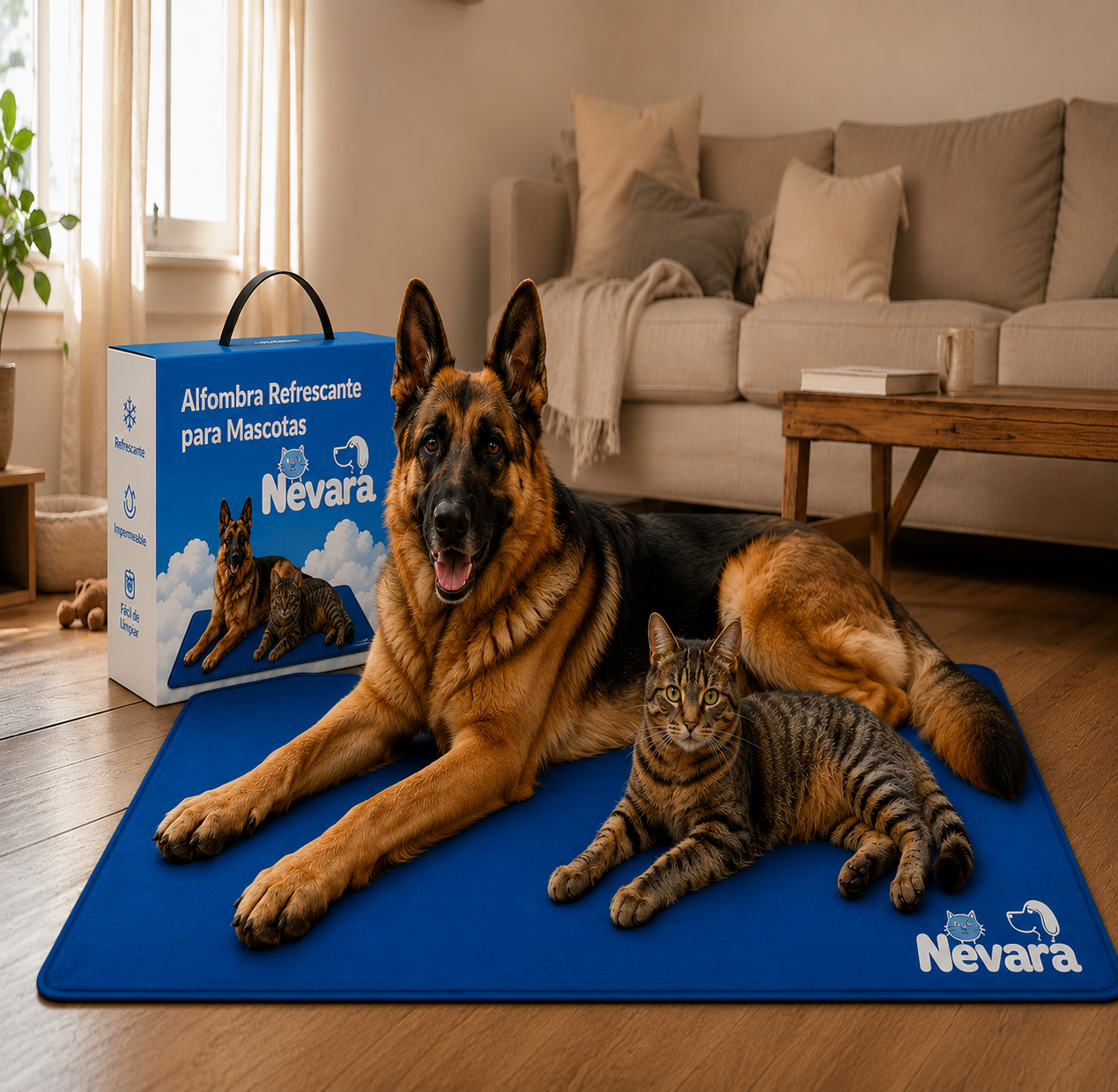 Nevara | Cama refrigerante para mascotas